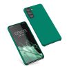 Etui Kwmobile do Samsung Galaxy S21, zielone, silikonowe, KWM000012BT077C