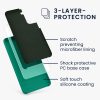 Etui Kwmobile do Samsung Galaxy S21, zielone, silikonowe, KWM000012BT077C