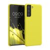 Etui Kwmobile do Samsung Galaxy S21, żółte, silikonowe, KWM000012BT079C