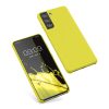 Etui Kwmobile do Samsung Galaxy S21, żółte, silikonowe, KWM000012BT079C