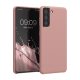 Etui Kwmobile do Samsung Galaxy S21, jasnoróżowe, silikonowe, KWM000012BT080C