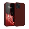 Etui Kwmobile do Apple iPhone 13 Mini, ciemnoczerwone, silikonowe, KWM000013OU058C