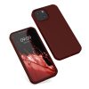 Etui Kwmobile do Apple iPhone 13 Mini, ciemnoczerwone, silikonowe, KWM000013OU058C