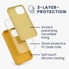 Etui Kwmobile do Apple iPhone 13 Mini, żółte, silikonowe, KWM000013OU059C