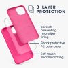 Etui Kwmobile do Apple iPhone 13, różowe, silikonowe, KWM000013OV097C