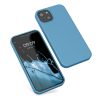 Etui Kwmobile do Apple iPhone 13, niebieskie, silikonowe, KWM000013OV098C