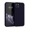 Etui Kwmobile do Apple iPhone 13, ciemnoniebieskie, silikonowe, KWM000013OV100C