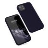 Etui Kwmobile do Apple iPhone 13, ciemnoniebieskie, silikonowe, KWM000013OV100C