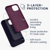 Etui Kwmobile do Apple iPhone 13, ciemnoniebieskie, silikonowe, KWM000013OV100C