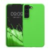 Etui Kwmobile do Samsung Galaxy S22, zielone, silikonowe, KWM000014GR073C