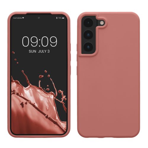 Etui Kwmobile do Samsung Galaxy S22, różowe, silikonowe, KWM000014GR074C
