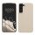 Etui Kwmobile do Samsung Galaxy S22, kremowe, silikonowe, KWM000014GR076C