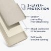 Etui Kwmobile do Samsung Galaxy S22, kremowe, silikonowe, KWM000014GR076C