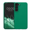 Etui Kwmobile do Samsung Galaxy S22, zielone, silikonowe, KWM000014GR077C