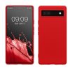 Etui Kwmobile do Google Pixel 6a, czerwone, silikonowe, KWM000015OO018C