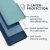 Etui Kwmobile do Apple iPhone 14, ciemnoniebieskie, silikonowe, KWM000016NI041C