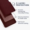 Etui Kwmobile do Apple iPhone 14, ciemnoczerwone, silikonowe, KWM000016NI042C