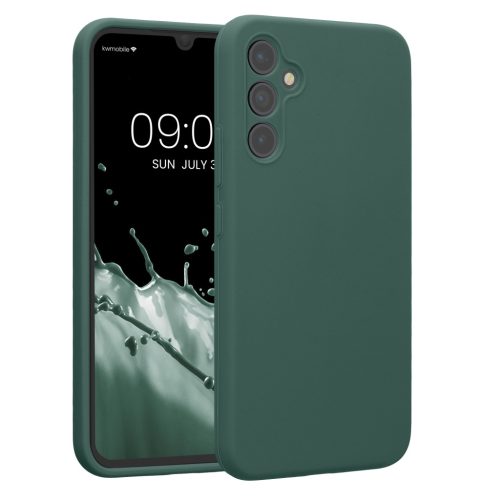 Etui Kwmobile do Samsung Galaxy A34 5G, zielone, silikonowe, KWM000018GC053C