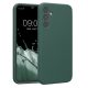Etui Kwmobile do Samsung Galaxy A34 5G, zielone, silikonowe, KWM000018GC053C