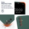 Etui Kwmobile do Samsung Galaxy A34 5G, zielone, silikonowe, KWM000018GC053C