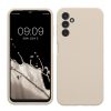 Etui Kwmobile do Samsung Galaxy A14 5G, kremowe, silikonowe, KWM000018GD046C