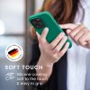 Etui Kwmobile do Apple iPhone 15 Pro, zielone, silikonowe, KWM000020CC028C