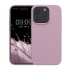 Etui Kwmobile do Apple iPhone 15 Pro, jasnofioletowe, silikonowe, KWM000020CC031C