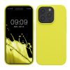 Etui Kwmobile do Apple iPhone 15 Pro, żółte, silikonowe, KWM000020CC032C