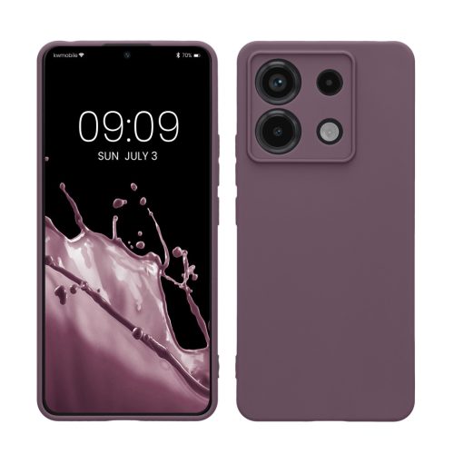Etui Kwmobile do Xiaomi Redmi Note 13 Pro 5G, fioletowe, silikonowe, KWM000020LD022C