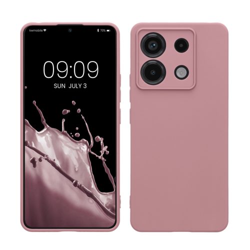 Etui Kwmobile do Xiaomi Redmi Note 13 Pro 5G, jasnoróżowe, silikonowe, KWM000020LD023C