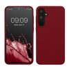 Etui Kwmobile do Samsung Galaxy A55 5G, czerwone, silikonowe, KWM000021ME023C