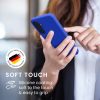 Etui Kwmobile do Samsung Galaxy A55 5G, niebieskie, silikonowe, KWM000021ME026C