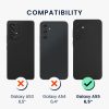 Etui Kwmobile do Samsung Galaxy A55 5G, niebieskie, silikonowe, KWM000021ME027C