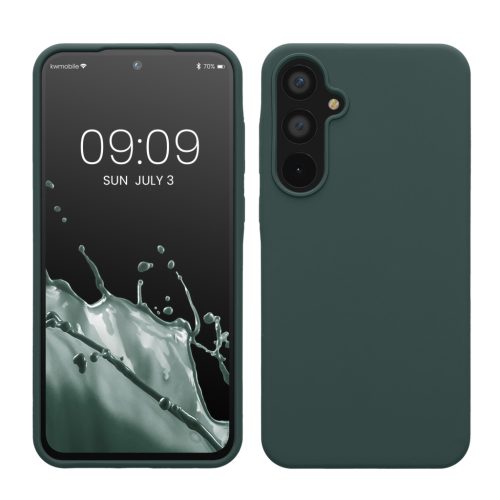 Etui Kwmobile do Samsung Galaxy A55 5G, zielone, silikonowe, KWM000021ME029C
