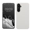 Etui Kwmobile do Samsung Galaxy A55 5G, białe, silikonowe, KWM000021ME030C