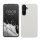 Etui Kwmobile do Samsung Galaxy A55 5G, białe, silikonowe, KWM000021ME030C