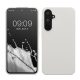 Etui Kwmobile do Samsung Galaxy A55 5G, białe, silikonowe, KWM000021ME030C