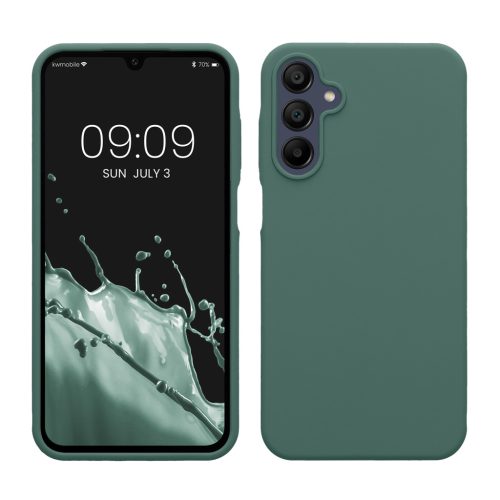 Etui Kwmobile do Samsung Galaxy A15 5G, zielone, silikonowe, KWM000021MF021C