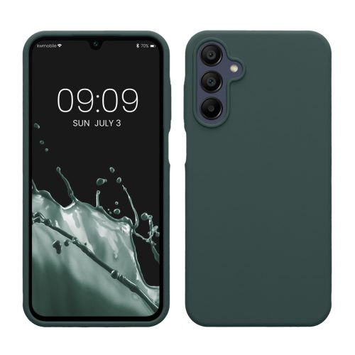 Etui Kwmobile do Samsung Galaxy A15 5G, zielone, silikonowe, KWM000021MF025C