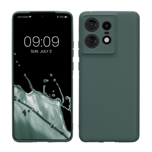Etui Kwmobile do Motorola Edge 50 Pro, zielone, silikonowe, KWM000022SO003C