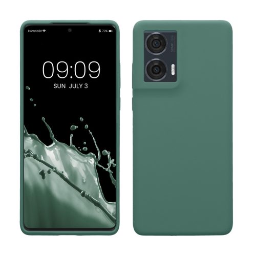Etui Kwmobile do Motorola Edge 50 Fusion, zielone, silikonowe, KWM000022SQ002C