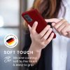 Etui Kwmobile do Motorola Edge 50 Fusion, czerwone, silikonowe, KWM000022SQ004C