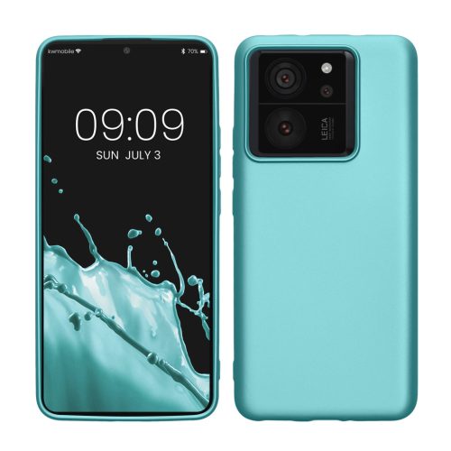 Etui Kwmobile do Xiaomi 13T/13T Pro, jasnozielone, silikonowe, KWM000020IW006C