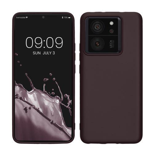 Etui Kwmobile do Xiaomi 13T/13T Pro, Ciemny Fiolet, Silikon, KWM000020IW007C