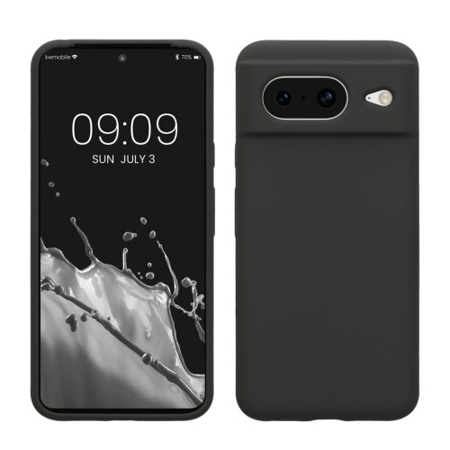 Etui Kwmobile do Google Pixel 8, czarne, silikonowe, KWM000020JF025C