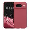Etui Kwmobile do Google Pixel 8, ciemnoróżowe, silikonowe, KWM000020JF026C