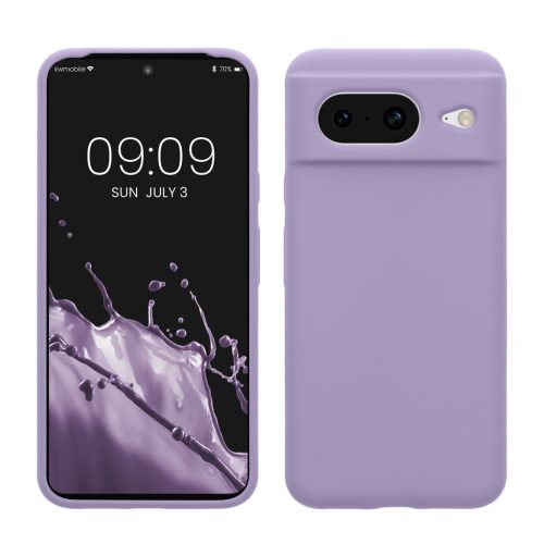 Etui Kwmobile do Google Pixel 8, fioletowe, silikonowe, KWM000020JF029C