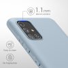 Etui Kwmobile do Samsung Galaxy A51, jasnoniebieskie, silikonowe, KWM000010YZ052C