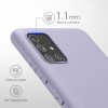 Etui Kwmobile do Samsung Galaxy A51, jasnofioletowe, silikonowe, KWM000010YZ053C