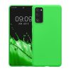 Etui Kwmobile do Samsung Galaxy S20 FE, zielone, silikonowe, KWM0000121L063C